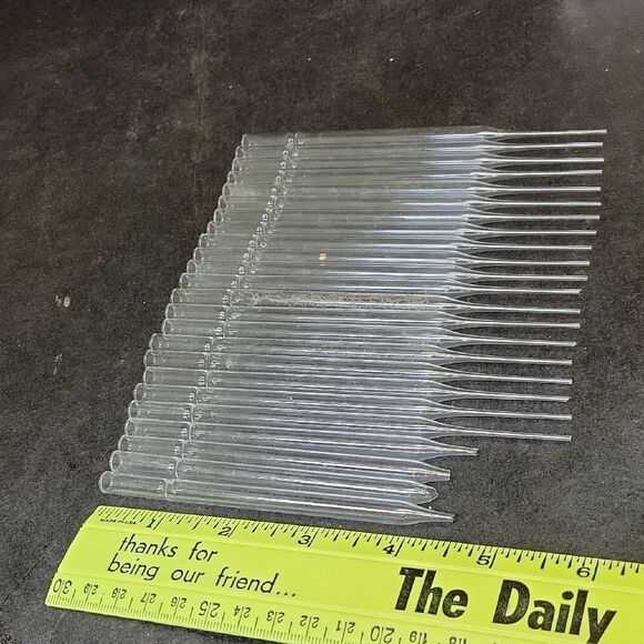 Vintage Test Tube Rack Set with Glass Tubes And Small Pipettes - Picture 11 of 16